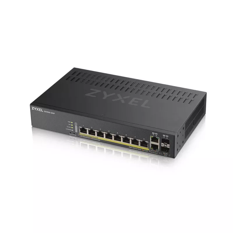 Zyxel GS1920-8HPV2 gestionado Gigabit Ethernet (10/100/1000) Power over Ethernet (PoE) negro