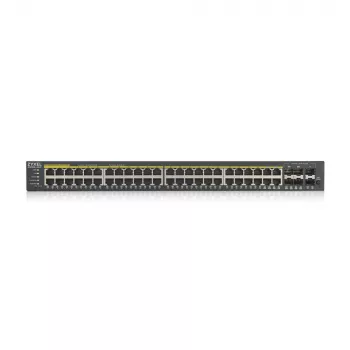 Zyxel GS1920-48HPV2 gestionado Gigabit Ethernet (10/100/1000) Power over Ethernet (PoE) negro