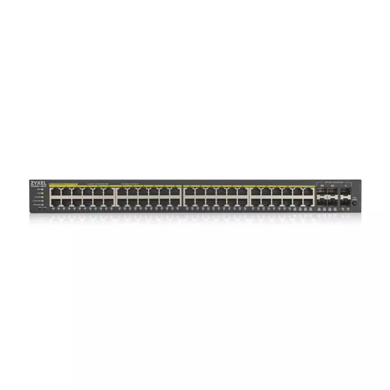 Zyxel GS1920-48HPV2 gestionado Gigabit Ethernet (10/100/1000) Power over Ethernet (PoE) negro
