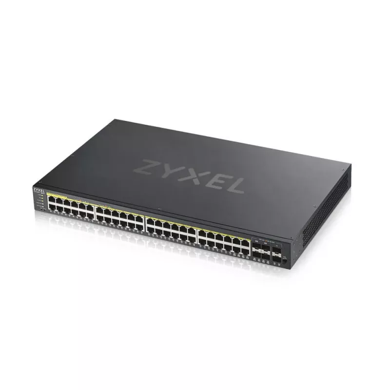 Zyxel GS1920-48HPV2 gestionado Gigabit Ethernet (10/100/1000) Power over Ethernet (PoE) negro