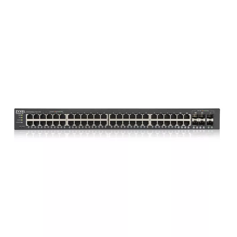 Zyxel GS1920-48V2 gestionado Gigabit Ethernet (10/100/1000) negro