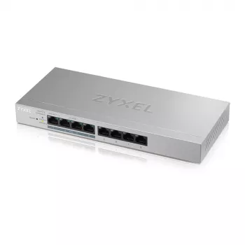 Zyxel GS1200-8HP v2 gestionado Gigabit Ethernet (10/100/1000) Power over Ethernet (PoE) gris