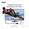 Cable certificado CLUB3D Ultra High Speed HDMI 4K120Hz, 8K60Hz 48 Gbit/s M/M 2 m