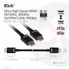 Club 3D CAC-1371 cable HDMI 2.1 Ultra High Speed certificado, 48 Gbps, 4K 120 Hz / 8K 60 Hz / 10K 120 Hz, ARC, HDR, M/M, 1 m