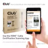 Club 3D CAC-1371 cable HDMI 2.1 Ultra High Speed certificado, 48 Gbps, 4K 120 Hz / 8K 60 Hz / 10K 120 Hz, ARC, HDR, M/M, 1 m