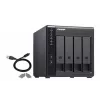 Caja QNAP TR-004 de 4 bahías - 2.5/3.5 pulgadas - Serial ATA II - 0,1,5,10,JBOD - 3.2 Gen 1 (3.1 Gen 1) - USB Type-C