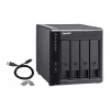 Caja QNAP TR-004 de 4 bahías - 2.5/3.5 pulgadas - Serial ATA II - 0,1,5,10,JBOD - 3.2 Gen 1 (3.1 Gen 1) - USB Type-C