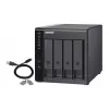 Caja QNAP TR-004 de 4 bahías - 2.5/3.5 pulgadas - Serial ATA II - 0,1,5,10,JBOD - 3.2 Gen 1 (3.1 Gen 1) - USB Type-C