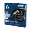 ARCTIC P14 PWM PST ventilador de 140 mm optimizado para presión con PWM PST