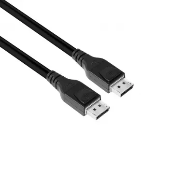 Club 3D CAC-1061 cable DisplayPort 1.4 HBR3 8K 60 Hz, 32,4 Gbps, DSC 1.2, certificado VESA, con bloqueo, M/M, 5 m, negro
