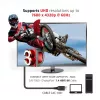 Club 3D CAC-1061 cable DisplayPort 1.4 HBR3 8K 60 Hz, 32,4 Gbps, DSC 1.2, certificado VESA, con bloqueo, M/M, 5 m, negro