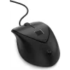 Ratón HP con lector de huellas USB, ambidiestro, USB Type-A, negro