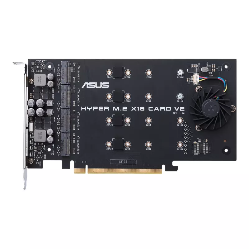 ASUS HYPER M.2 X16 CARD V2 tarjeta de interfaz / adaptador, interna