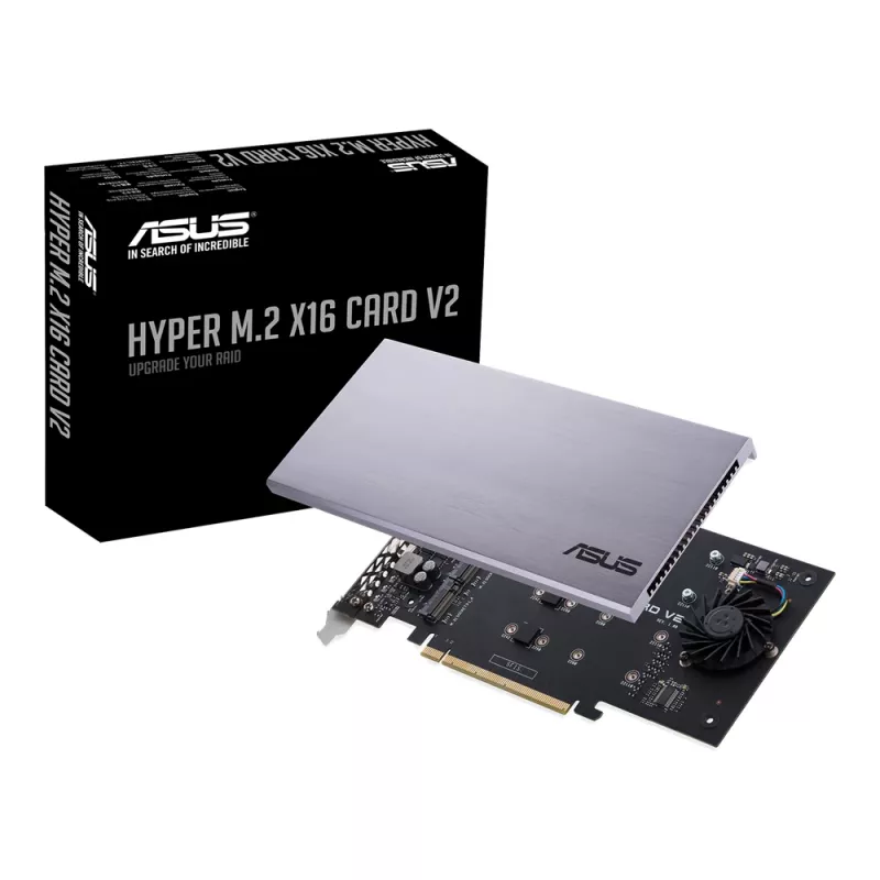 ASUS HYPER M.2 X16 CARD V2 tarjeta de interfaz / adaptador, interna