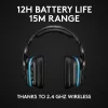 Auriculares gaming LOGITECH G935 Wireless 7.1 Surround Sound Lightsync – 2,4 GHz
