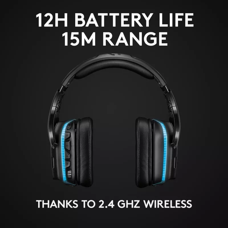 Auriculares gaming LOGITECH G935 Wireless 7.1 Surround Sound Lightsync – 2,4 GHz