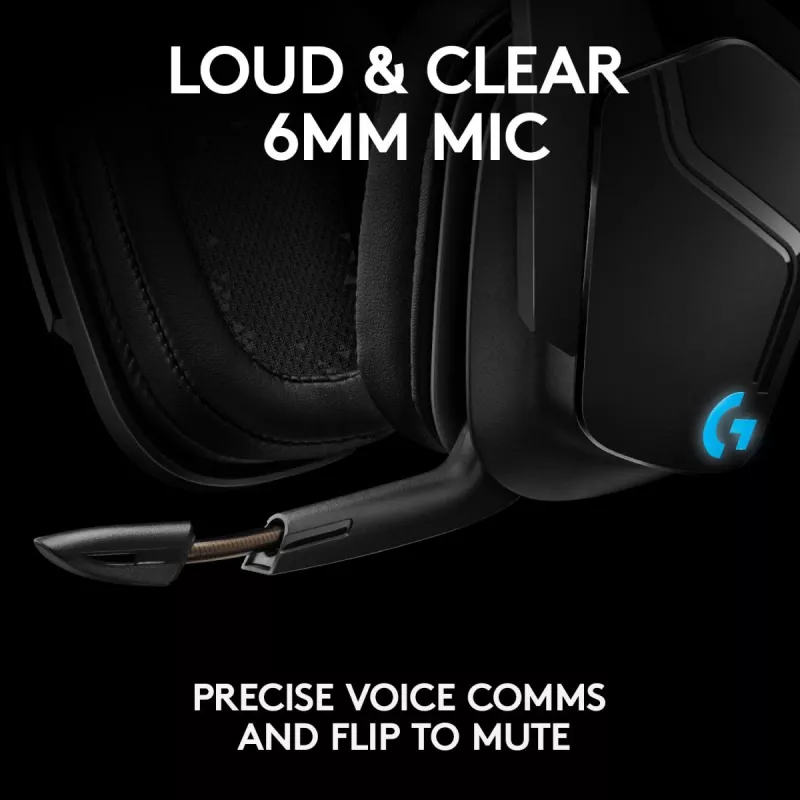 Auriculares gaming LOGITECH G935 Wireless 7.1 Surround Sound Lightsync – 2,4 GHz