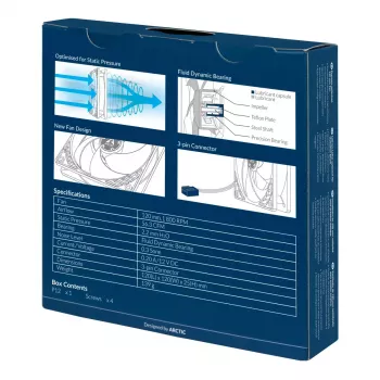 ARCTIC P12 – Ventilador de 120 mm optimizado para presión