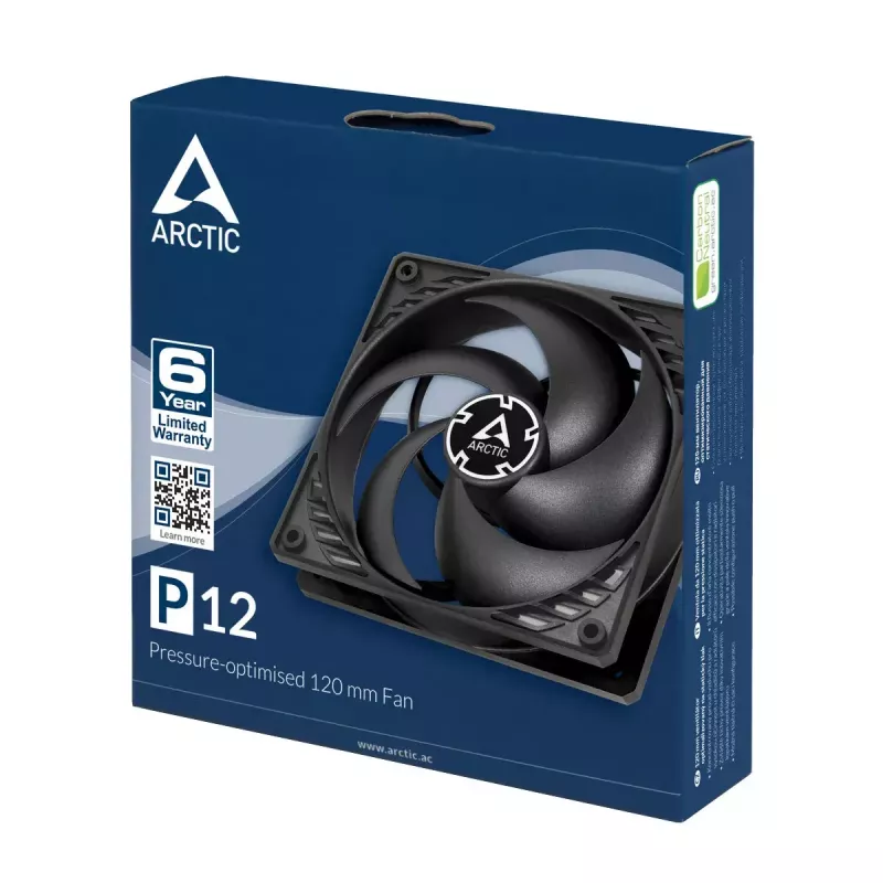 ARCTIC P12 – Ventilador de 120 mm optimizado para presión