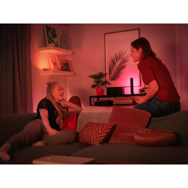 Tiras de luz Philips Hue White and colour ambience Play pack doble