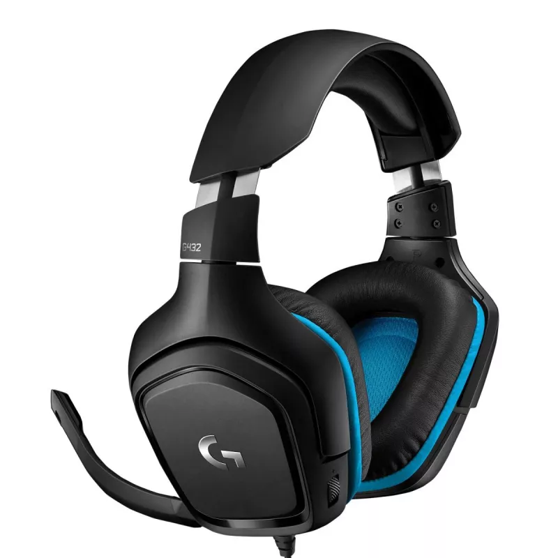 Auriculares gaming LOGITECH G432 - USB / 3.5mm - 7.1 Surround - Azul