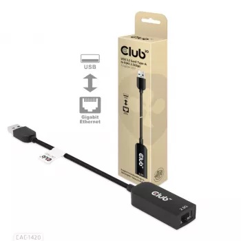 Adaptador CLUB3D USB 3.2 Gen1 Type-A a RJ45 2.5Gbps