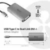 Adaptador activo CLUB3D USB3.2 Gen1 Type-C a Dual Link DVI-D HDCP ON M/H