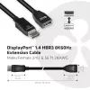 Cable de extensión CLUB3D DisplayPort 1.4 HBR3 8K60Hz M/H 2m