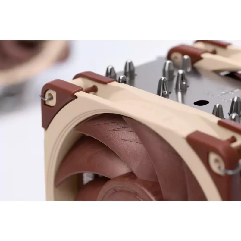Disipador de CPU Noctua NH-U12A 120 mm, doble ventilador, base de cobre, disipador de aluminio, PWM, para varios zócalos Intel/AMD