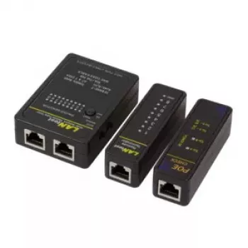 Comprobador de cables de red LogiLink WZ0015P Negro