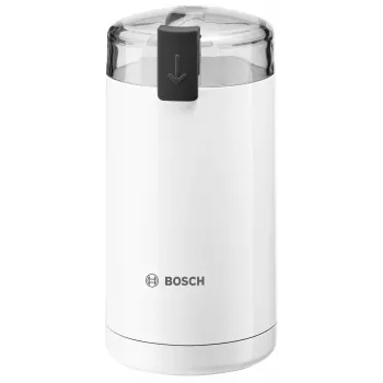 Molino de café de cuchillas Bosch TSM6A011W, 180 W, 75 g de capacidad, blanco