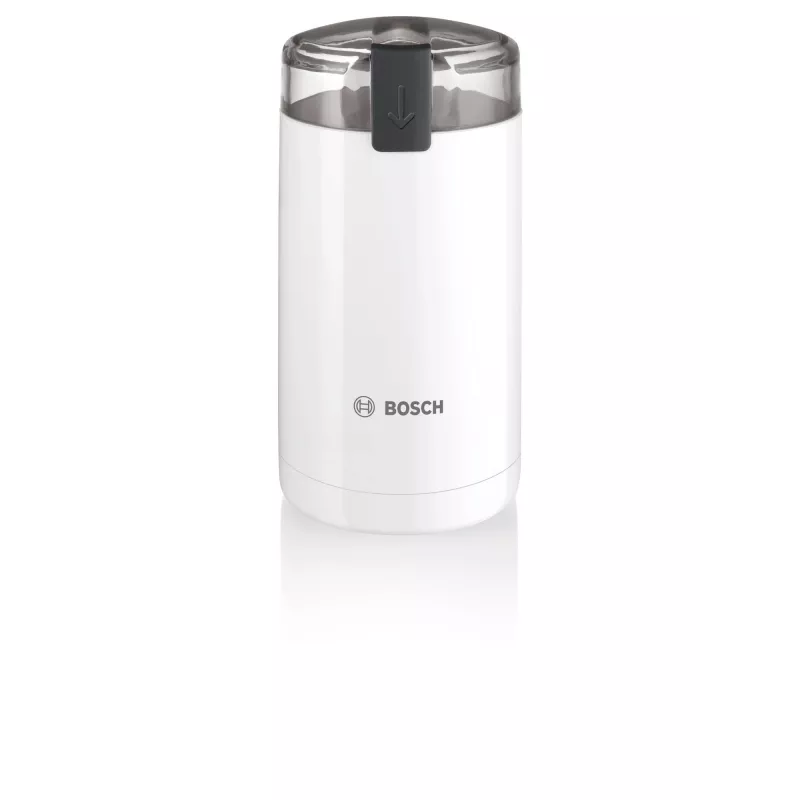 Molino de café de cuchillas Bosch TSM6A011W, 180 W, 75 g de capacidad, blanco