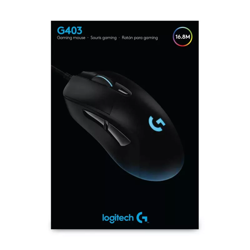 Ratón gaming LOGITECH G403 Hero USB Negro EWR2