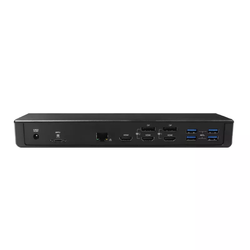 CLUB3D CSV-1562 es una estación de acoplamiento universal USB3.2 Gen1 Type-C Triple 4K30Hz con carga y certificada por DisplayLink®. La estación de acoplamiento universal con carga