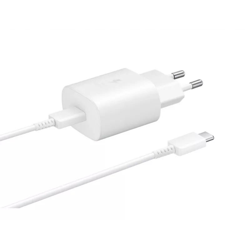 Samsung EP-TA800 Cargador rápido de móvil blanco para interiores