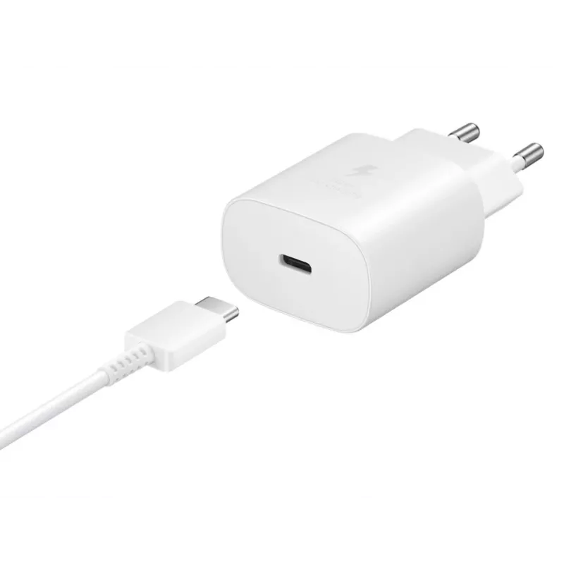 Samsung EP-TA800 Cargador rápido de móvil blanco para interiores