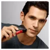 Afeitadora de lámina Braun Series 3 300s con recortador negro, rojo