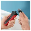 Afeitadora de lámina Braun Series 3 300s con recortador negro, rojo