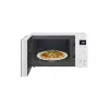 Microondas solo LG MS 23 NECBW negro, blanco sobre la encimera 23 L 1000 W