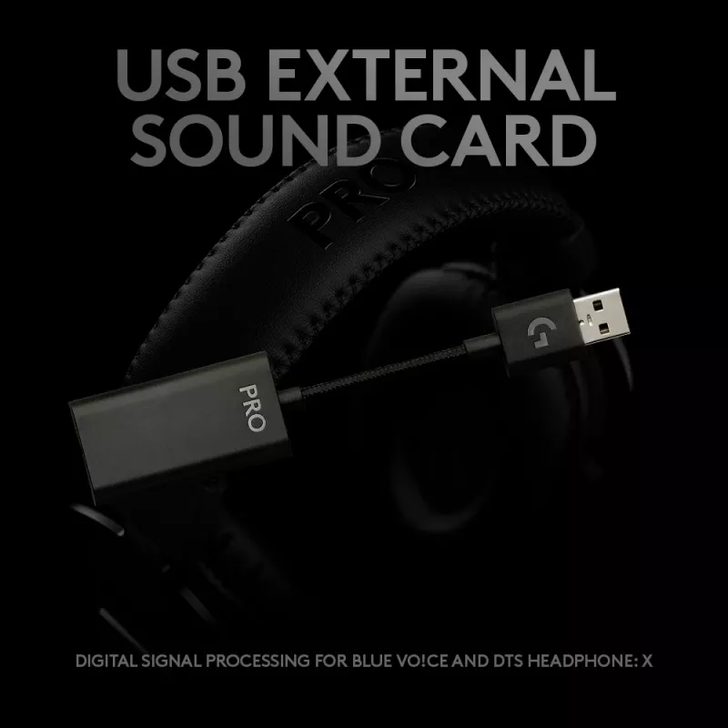 LOGITECH G Pro X auriculares gaming - 3,5 mm - negro