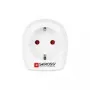 SKROSS adaptador de viaje de Europa a UK adaptador de enchufe blanco