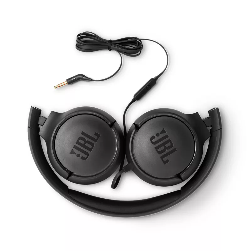 JBL Tune 500 NEGRO, Con cable, 20 - 20000 Hz, Llamadas/Música, 148 g, Auricular, Negro