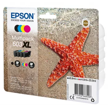 Epson C13T03A64010 Cartucho de tinta 1 ud. Original Alto rendimiento (XL) Negro, Cian, Magenta, Amarillo