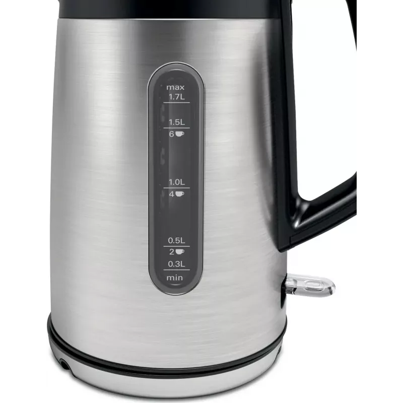 Hervidor Bosch TWK4P440 1,7 L 2400 W negro, acero inoxidable