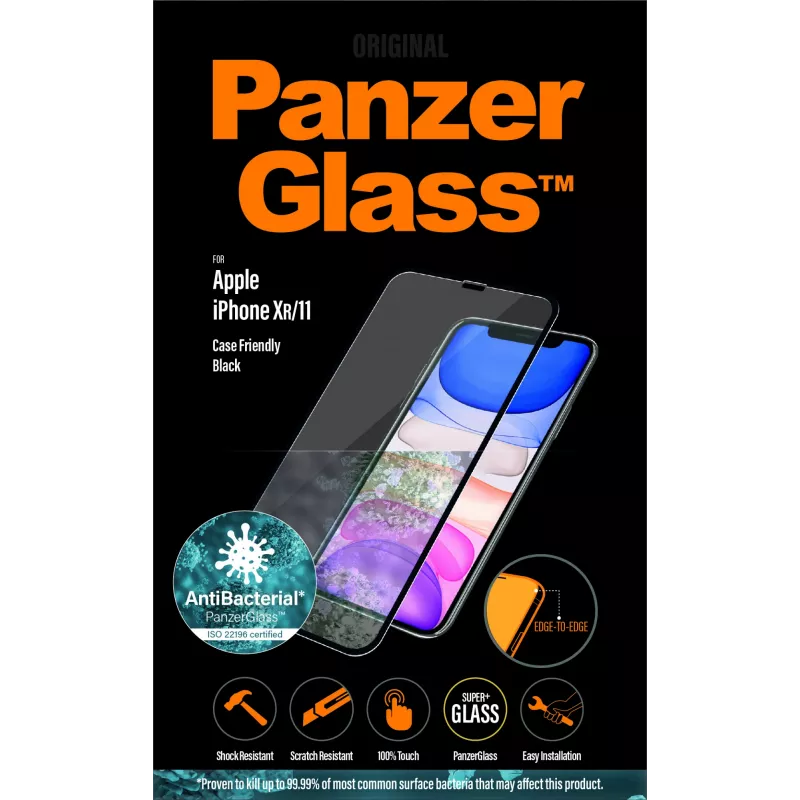 Protector de pantalla PanzerGlass Apple iPhone 11 XR Edge-to-Edge