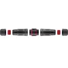 Goobay 79566 acoplador RJ45 para exteriores, CAT 6 STP, IP68, 2x RJ45 hembra, 12 cm, negro