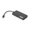 Lenovo GX90T77924 estación de acoplamiento — hub USB-C con HDMI 1.4, 2×USB-A 3.2 Gen1, USB‑2.0, lector de tarjetas microSD, gris
