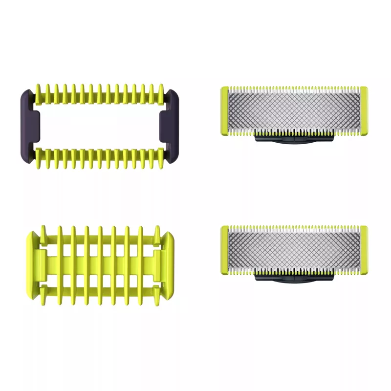 Cuchillas de afeitado Philips Norelco OneBlade QP620/50 de repuesto, negras, pack de 2