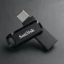 Memoria flash USB SanDisk 256 GB USB Type-A USB Type-C Ultra Dual Drive Go