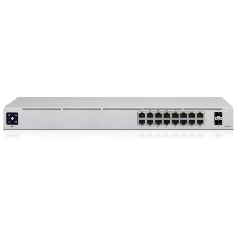 UBIQUITI NETWORKS UniFi Switch 16 puertos Gigabit Ethernet incluye 8x puertos 802.3at PoE+